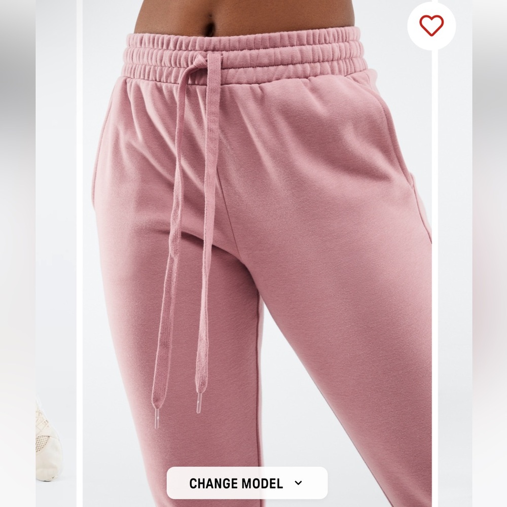 NWT- Fabletics Eco Go-To Sweatpant - Orchid Smoke (27” inseam)- Brand New!!! - Picture 9 of 9